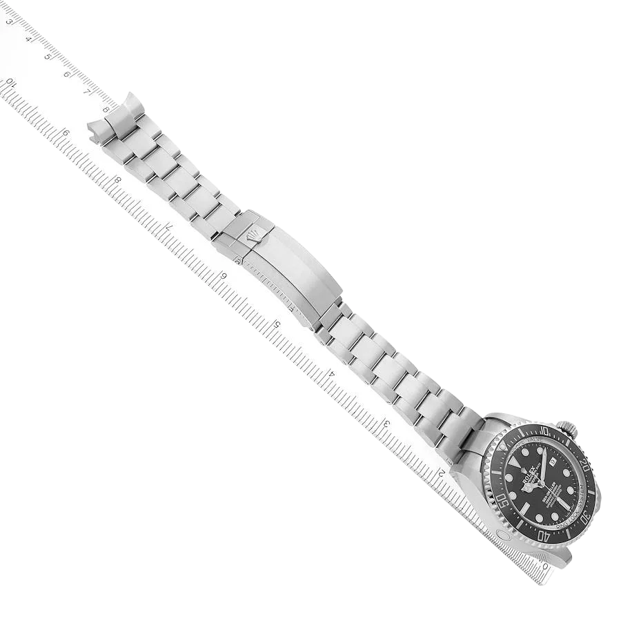 Seadweller Deepsea 44mm Black Dial Steel Mens Watch 136660 (Updated Dial)