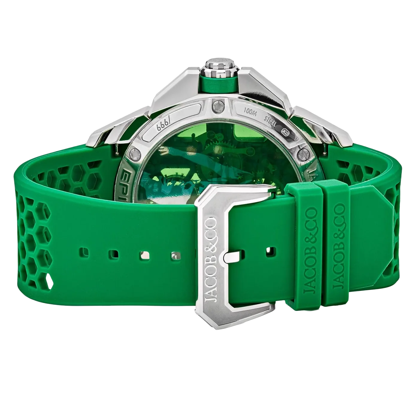 Epic X CR7 44mm Heart of CR7 Stainless Steel Green on Strap EX120.10.AD.AA.ABRUA