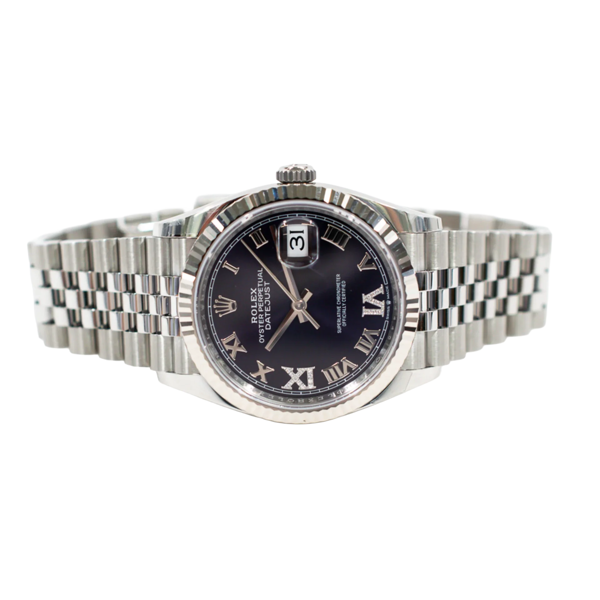 Datejust 36mm Steel and White Gold Purple VI & IX 126234