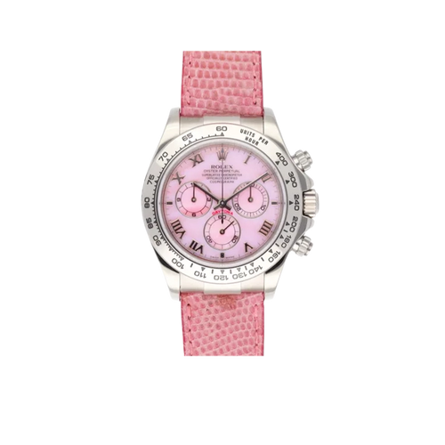 Cosmograph Daytona Beach 40mm 116519 White Gold Pink Mother of Pearl Dial