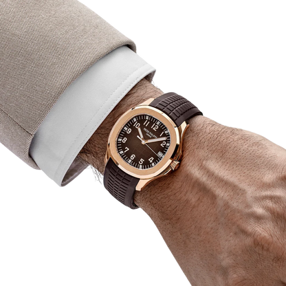 Aquanaut 5167R-001 Rose Gold Brown Dial