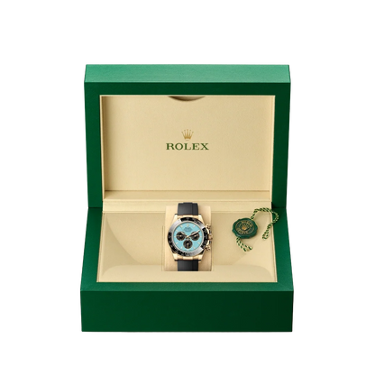 Daytona 40mm Yellow Gold - Turquoise Tiffany Dial 126518LN