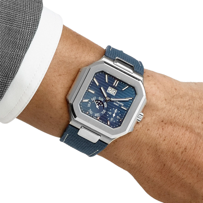Cubitus 45mm 5822P-001 Platinum Blue Dial Moon Phase
