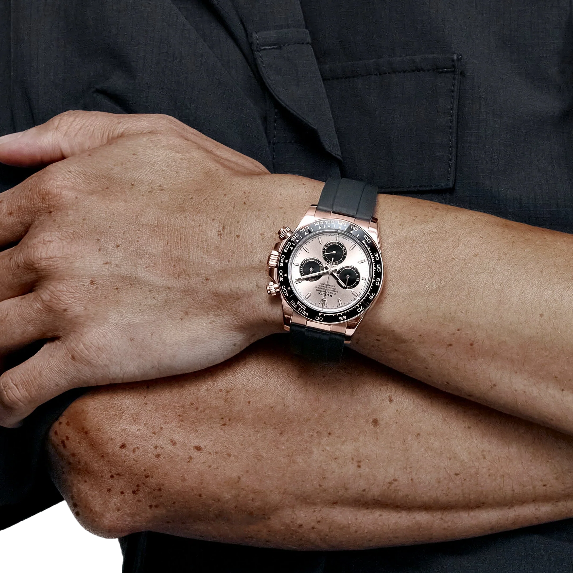 Daytona 40mm Rose Gold Sundust Dial 126515