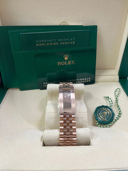 Rolex Sky-Dweller 42mm Blue Dial Rose Gold Jubilee Bracelet 336935