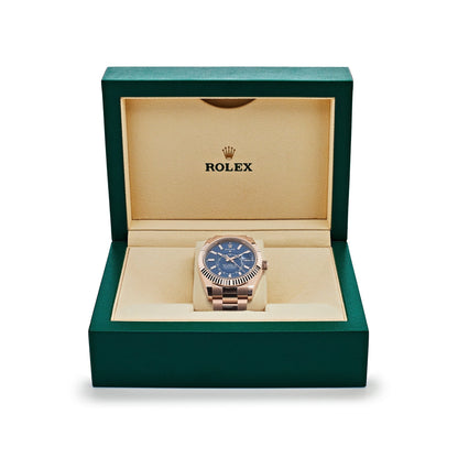 Sky-Dweller 42mm 18k Everose Gold Mens Watch 336935-0005
