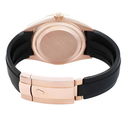 Sky-Dweller 42mm Rose Gold Chocolate Brown Dial Mens Watch 326235