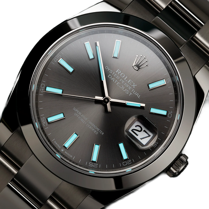 Datejust Oyster 41 mm Oystersteel Grey Dial 126300-0007