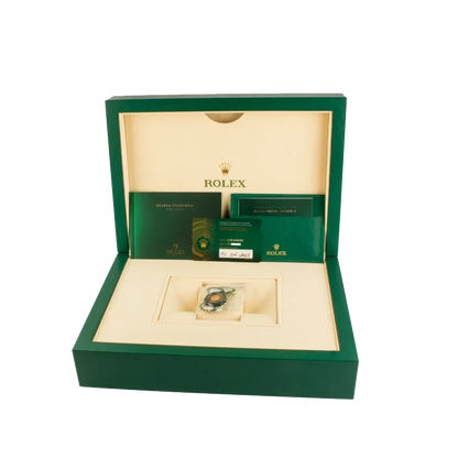 Day-Date 40 228348RBR Yellow Gold Diamond Bezel Champagne Roman Dial